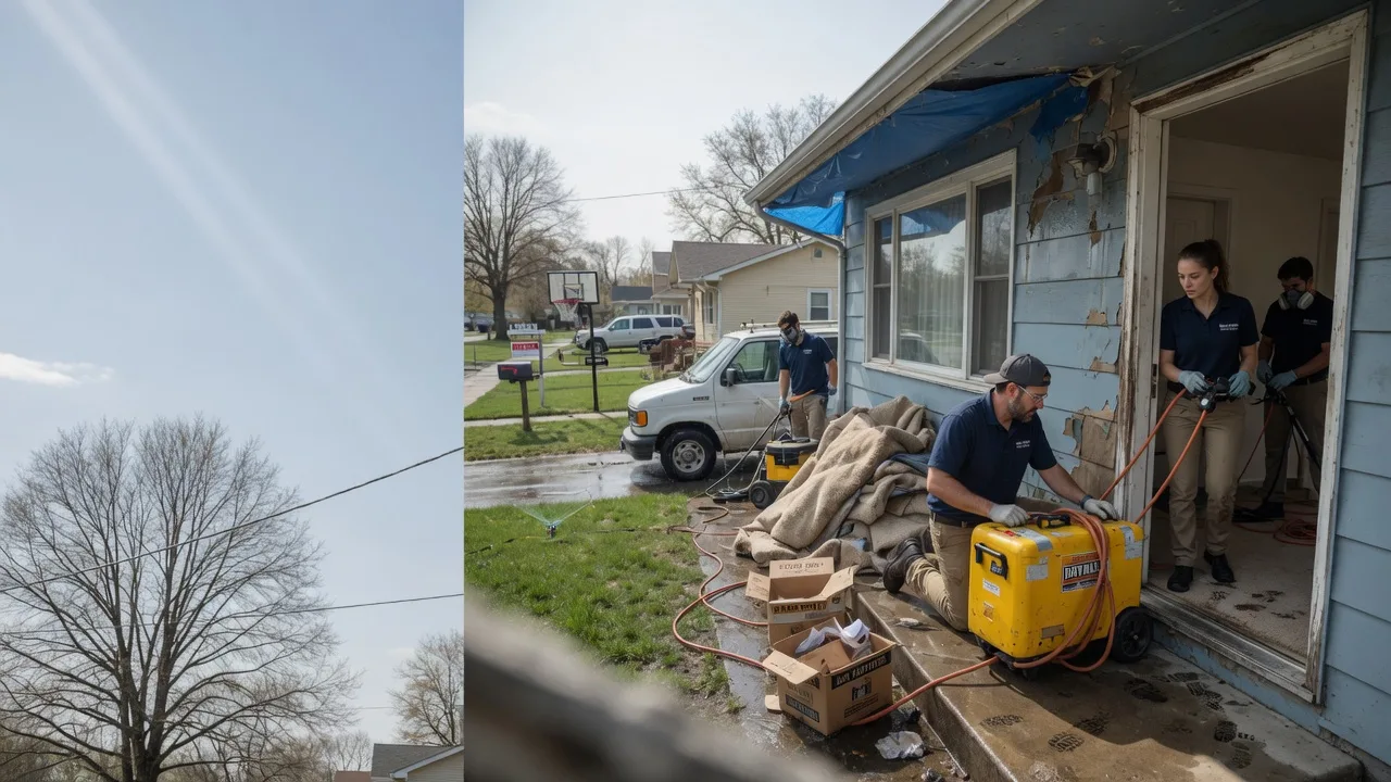 Basement Flood Cleanup in Kiowa, KS near me